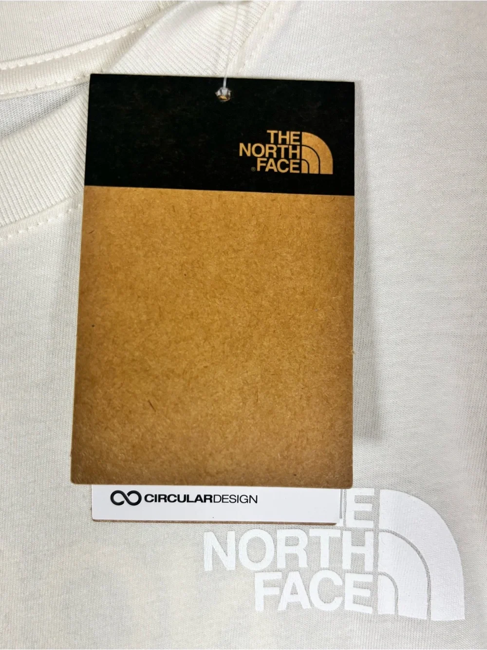 The North Face Women’s Short Sleeve Throwback Tee Size XL in White Dune - Picture 6 of 8